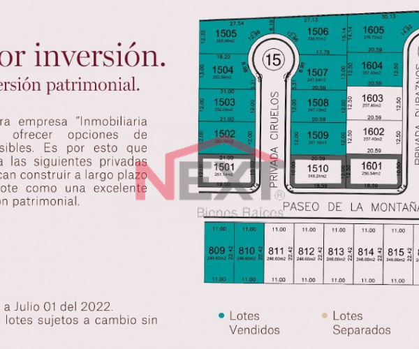 Terreno de 279.22 mts NUM 1610 en Fraccionamiento Residencial Cerrado Las Huertas en Arteaga. Para Construcción a Largo plazo o Inversión