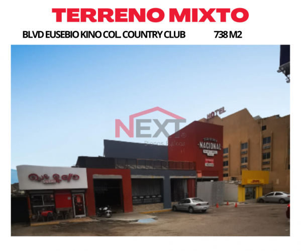TERRENO MIXTO EN VENTA COL. COUNTRY CLUB