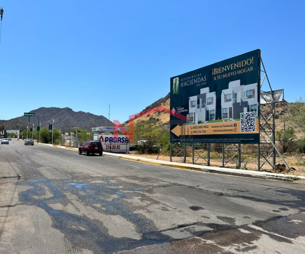 TERRENO COMERCIAL SOBRE CARRETERA A GUAYMAS