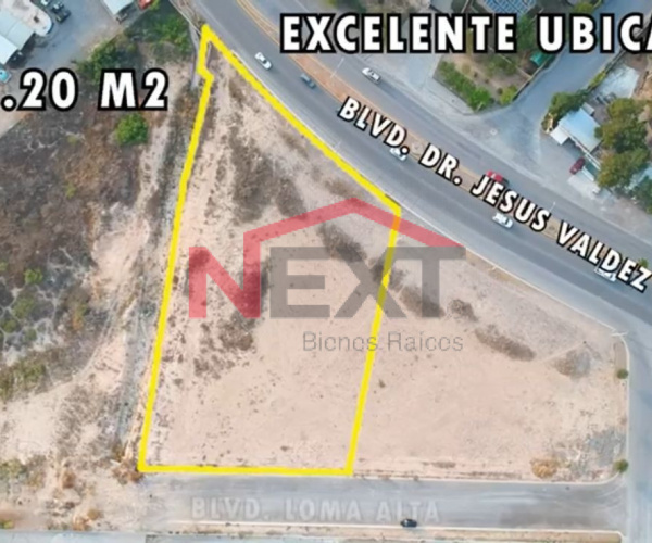 Terreno con perfil comercial en Blvd. Valdés Sánchez y Colosio