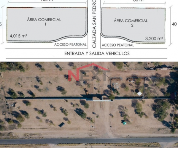 TERRENO COMERCIAL EN VENTA FRENTE A CAMPESTRE VALLE DE SAN PEDRO