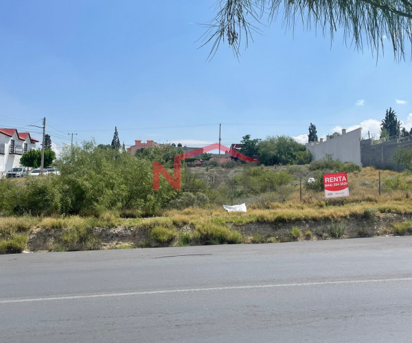 TERRENO EN RENTA EN LA COLONIA LOMAS DE GUADALUPE AL SUR DE LA CIUDAD