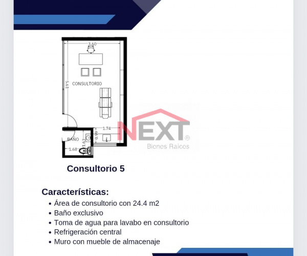 CONSULTORIO EN RENTA COL. CENTENARIO