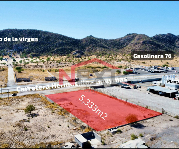 TERRENO EN RENTA EN SALIDA HERMOSILLO - GUAYMAS