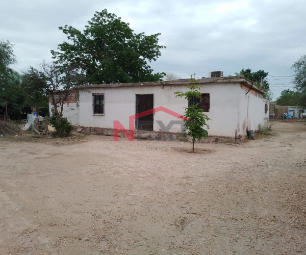 TERRENO CON CONSTRUCCION EN VETA EN COL. PALO VERDE