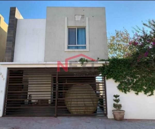 CASA AMUEBLADA Y EQUIPADA  EN RENTA AL PONIENTE