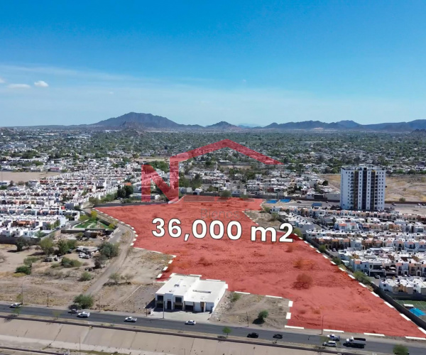 TERRENO EN VENTA SOBRE BLVD. PASEO RIO SONORA