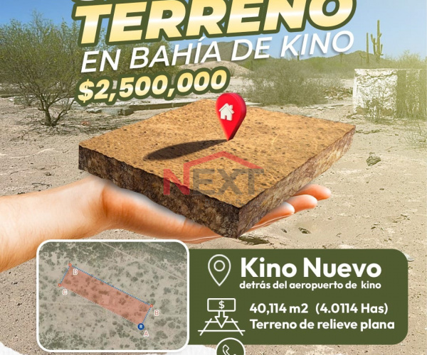 TERRENO EN VENTA EN BAHIA DE KINO