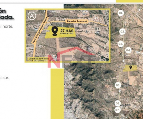 TERRENO EN VENTA PARQUE INDUSTRIAL VICTORIA KM 5.5