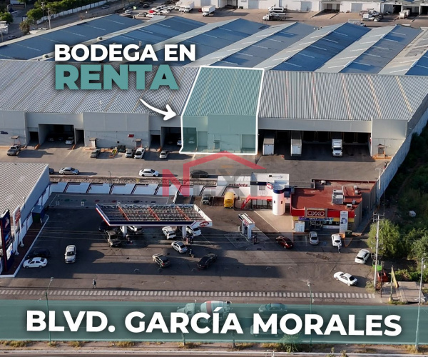 BODEGA EN RENTA CERCA DEL BLVD. GARCIA MORALES