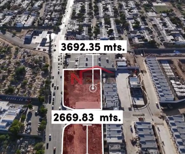 TERRENO EN VENTA SOBRE AV. NAVOJOA