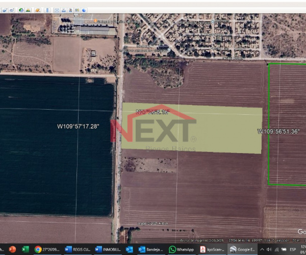 TERRENO RESIDENCIAL EN VENTA UBICADO EN CALLE MICHOACAN ENTRE 400 Y 500