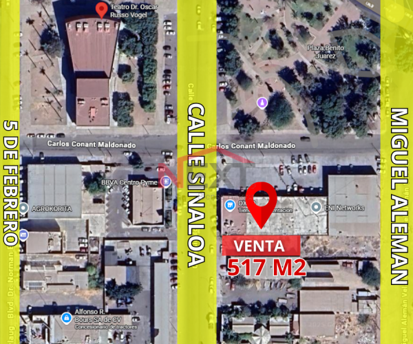 TERRENO EN VENTA UBICADO EN CALLE SINALOA