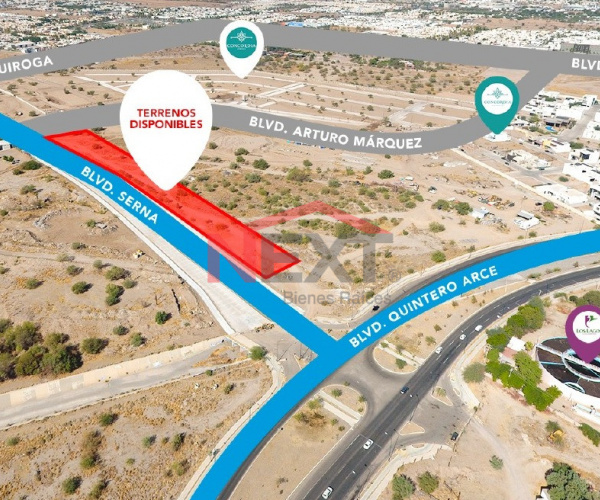 TERRENO EN VENTA SOBRE BLVD. SERNA