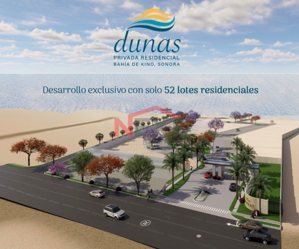TERRENO EN VENTA EN DUNAS PRIVADA RESIDENCIAL EN BAHIA DE KINO