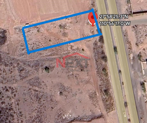 VENTA TERRENO Carretera Internacional – Salida Norte de Guaymas, Sonora