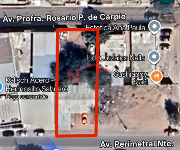 TERRENO EN VENTA EN COL. SAHUARO