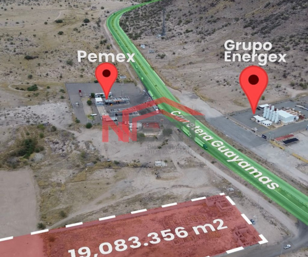 TERRENO EN VENTA EN CARRETERA HERMOSILLO - GUAYMAS