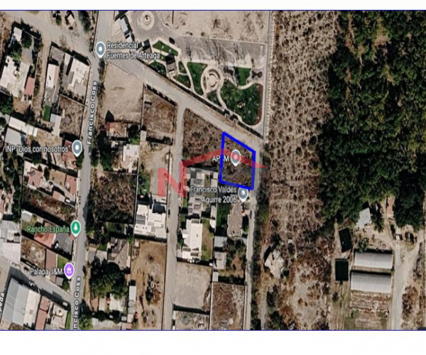 TERRENO EN VENTA COL. LA JOYA, ARTEAGA | 917m²