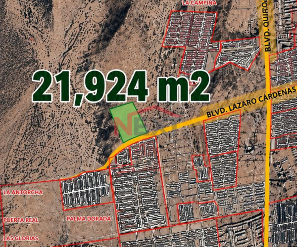TERRENO EN VENTA BLVD LAZARO CARDENAS Y QUIROGA
