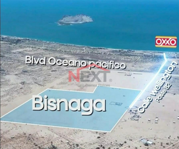 TERRENO EN VENTA EN PARAISO DE KINO EN SECC. BISNAGA