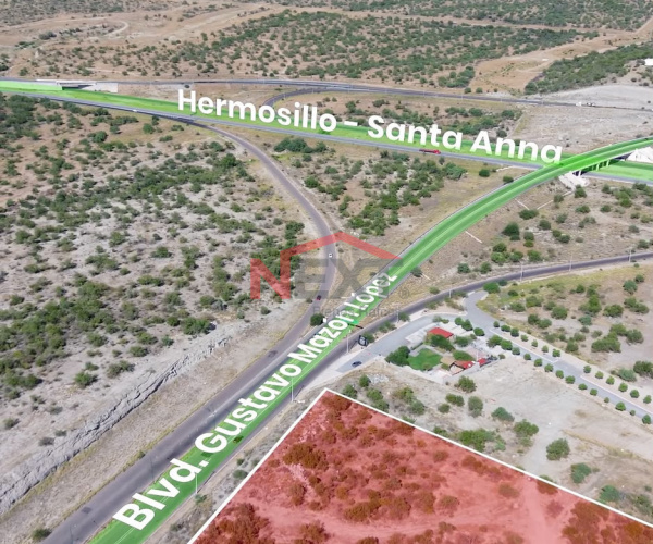 TERRENO EN VENTA SOBRE BLVD. GUSTAVO MAZÓN LÓPEZ