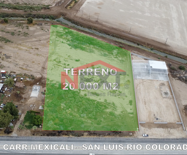 🚛 TERRENO EN VENTA SOBRE CARRETERA SAN LUIS RÍO COLORADO – MEXICALI