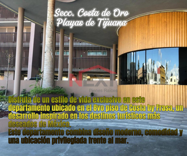 Renta departamento EN COSTA by FRASA TIJUANA B.C.