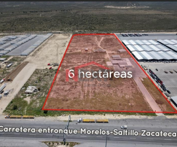 VENTA TERRENO INDUSTRIAL A PIE DE CARRETERA EN DERRAMADERO