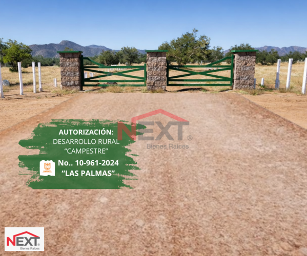 TERRENO CAMPESTRE EN VENTA EN "LAS PALMAS" LOTE 24